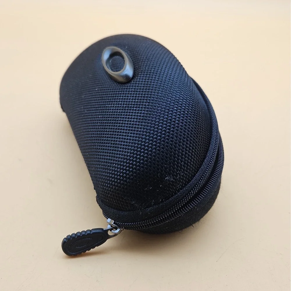 Oakley Vault Sunglasses Case Only Black Ballistic Nylon Zip-Around W/ Inserts